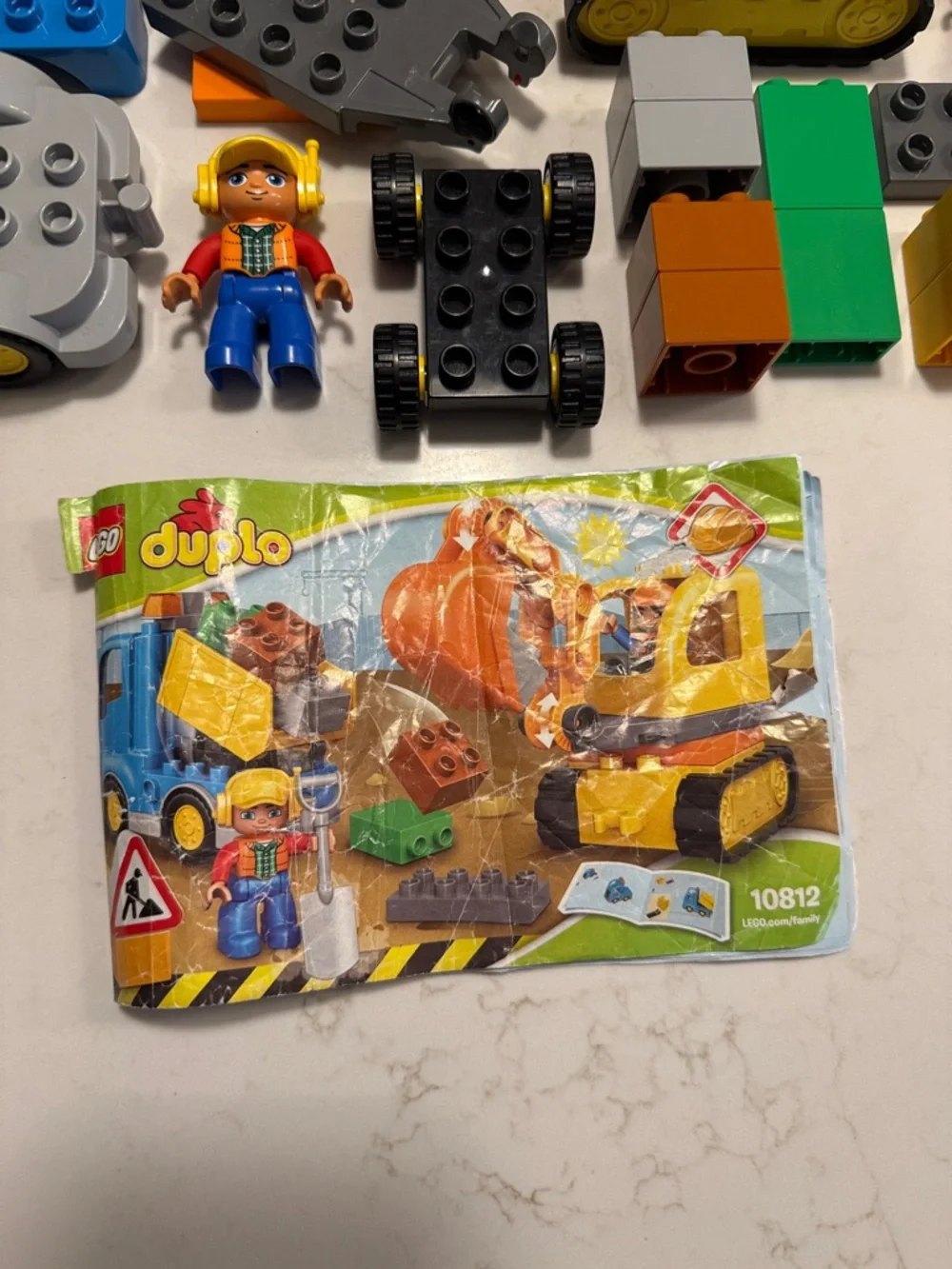 LEGO Duplo 10812 Truck & Tracked Excavator